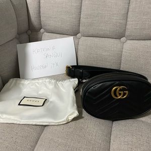 Gucci marmot belt bag size 85